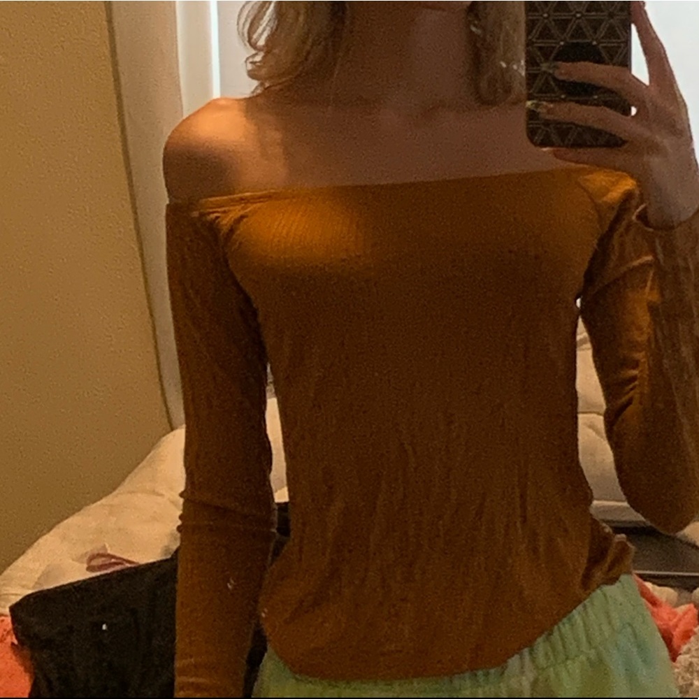 Off the shoulder shirt